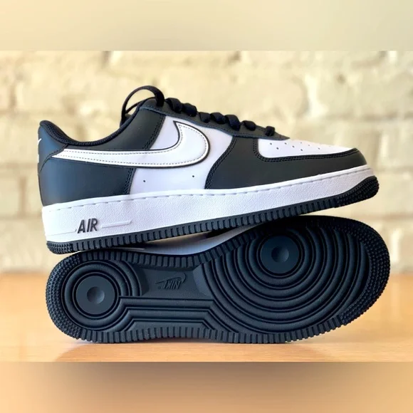 Panda Black And White Air Forces Nike Air Force '07 Low Black